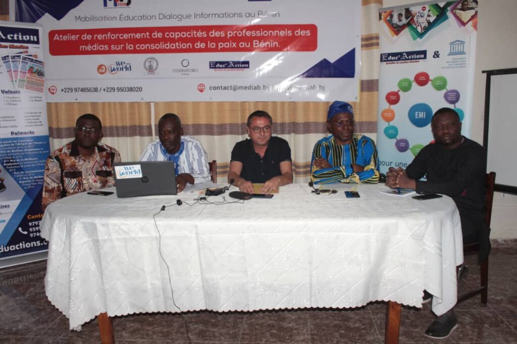 Article : Projet Média-B, les journalistes web outillés pour la consolidation de la paix