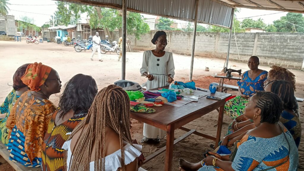 L’atelier de confection des serviettes hygiéniques